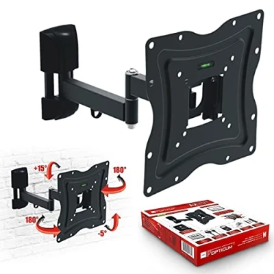 Abbildung von RED OPTICUM Flexi Duo TV / Monitor Wandhalterung 13 42 Zoll Wandhalterung, (bis Zoll, schwenkbar neigbar Gelenkarm Vesa 200x200)