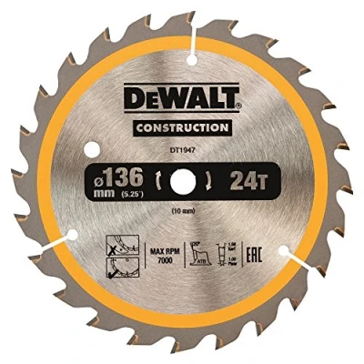 Abbildung von DeWalt DT1947 Kreissaegeblatt Akku 136/10mm 24WZ, 1 Stück