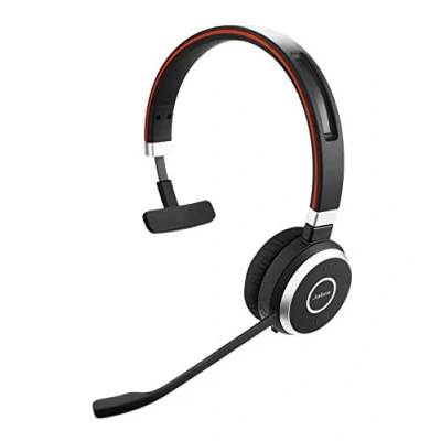 Abbildung von Jabra Evolve 65 Wireless Mono On Ear Headset Microsoft zertifizierte Kopfhörer mit Langer Akkulaufzeit USB Bluetooth Adapter Schwarz