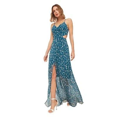 Abbildung von Trendyol TWOSS20EL1270 Cocktailkleid/festliches Kleid, Damen, Größe: 34, Multicolor