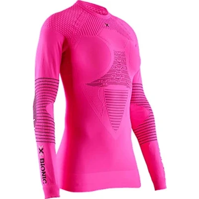 Abbildung von X Bionic Damen Energizer 4.0 Shirt Round Neck Long Sleeves, neon Flamingo/Anthra, S