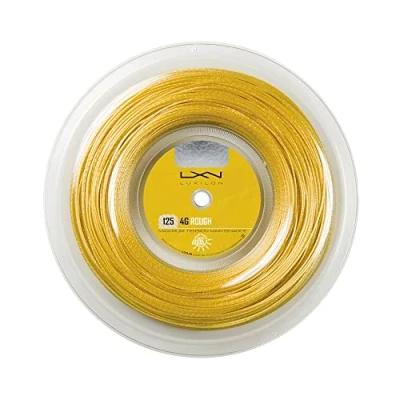 Abbildung von Wilson Luxilon Unisex Tennissaite 4G Rough, gold, 200 Meter Rolle, 1,25 mm, WRZ990144