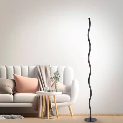 Abbildung von JUST LIGHT LED Stehlampe WAVE, fest integriert, Warmweiß