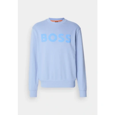 Abbildung von BOSS Sweatshirt, Herren, Größe: Large, Open blue