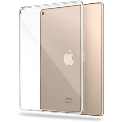 Abbildung von TechDealsUK Transparente Gelhülle für iPad 10.2, 9. Generation 2021, 8. 2020, 7. 2019, schlanke TPU Hülle
