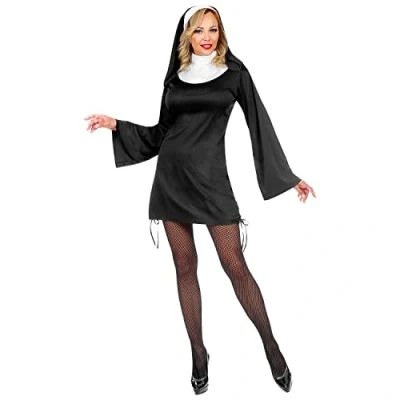 Abbildung von Widmann S.r.l. Kostüm Nonne für Damen, Kleid und Haube