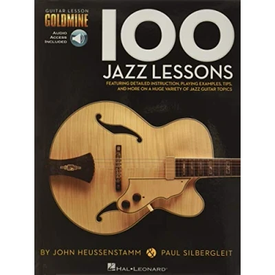 Abbildung von 100 Jazz Lessons: Lehrmaterial, CD für Gitarre (Guitar Lesson Goldmine): Guitar Goldmine Series