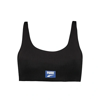 Abbildung von Puma SWIM Women Scoop NECK Bikinitop, Damen, Größe: XS, Black combo