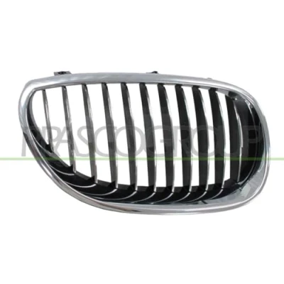 Abbildung von PRASCO BM0472003 Kühlergrill vorne rechts chrom/schwarz BMW: 5 Limousine, Touring