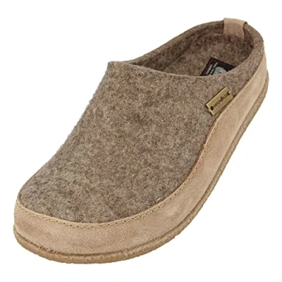 Abbildung von Haflinger Blizzard Skane Filzpantoffel Hausschuh Gummisohle