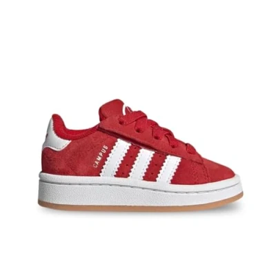 Abbildung von adidas Originals Campus Lauflernschuh better scarlet cloud white für Kinder, Größe: 19,