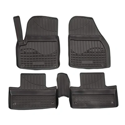 Abbildung von Norm Liners 3D Gummimatten Auto Matten Fussmatten Kompatibel mit Range Rover Evoque 2011 2018, Rand cca 4cm, Allwetter, 4Tlg, Premium Qualität