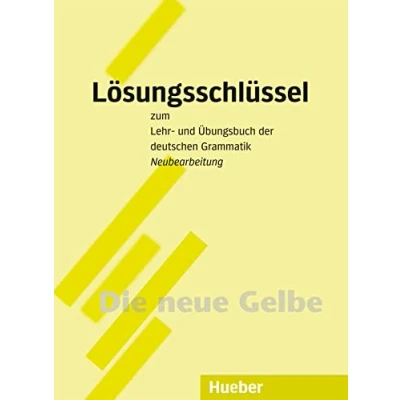 Abbildung von Lehr und Übungsbuch der deutschen Grammatik. Lösungsschlüssel. Neubearbeitung