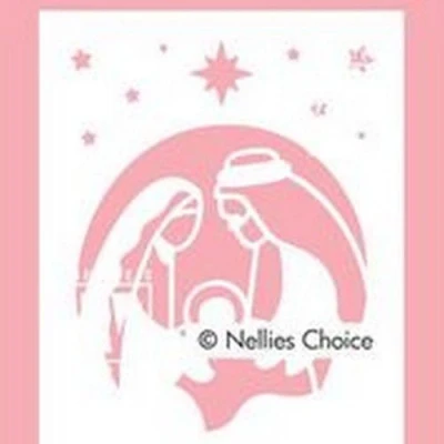 Abbildung von Nellie Snellen Stencil A6 Size Holy Family