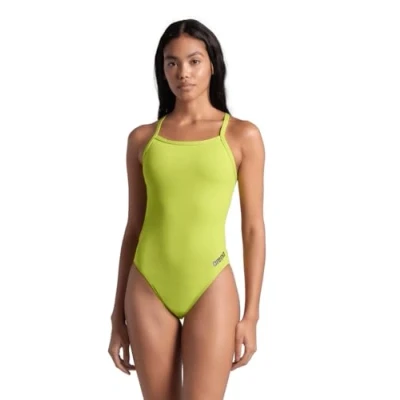 Abbildung von ARENA Damen Performance Women&#039;s Solid Team Challenge Swimsuit Badeanzug, Grün Soft Green, 36