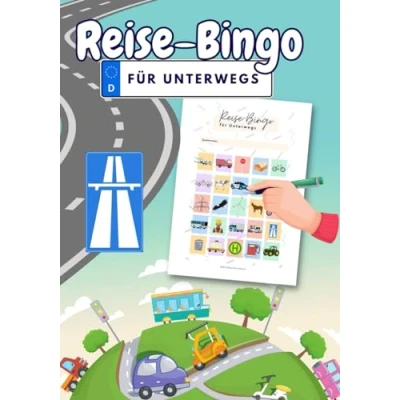 Abbildung von Reise Bingo für unterwegs: Reisespiel Kinder bei Autofahrten: ab 6 Jahren