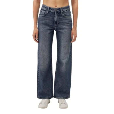Abbildung von Mavi WIDE Pocket Malibu Flared Jeans, Damen, Größe: 27x30, Dunkelblau