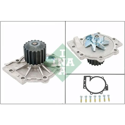 Abbildung von INA 538 0808 10 Wasserpumpe 19 für Zahnriementrieb VOLVO: XC90 II, XC60 I, V60 I