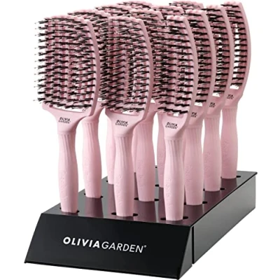 Abbildung von Olivia Garden Fingerbrush Combo Bürstenset Pastel Pink