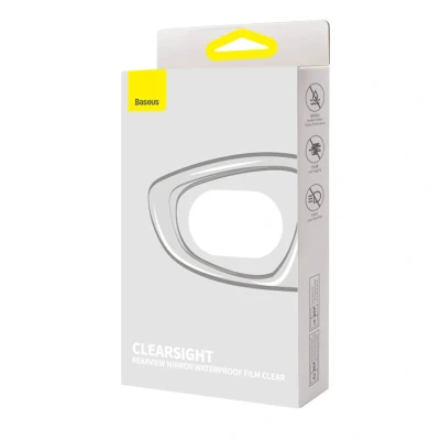 Abbildung von Wasserdichte ClearSight Folie für Autoseitenspiegel (2 Stk.) hydrophobe Nanobeschichtung