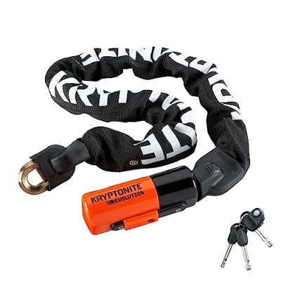 Abbildung von Kryptonite Kettenschloss Evolution Series 4 Integrated Chain 1090