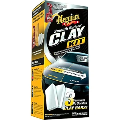 Abbildung von Meguiar&#039;s G191700EU Smooth Surface Clay Kit, Reinigungsknete im Set