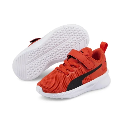Abbildung von Flyer Runner Sneakers Kinder PUMA Warm Earth Black Red