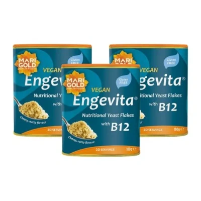 Abbildung von Marigold Health Foods Engevita Savoury Yeast Condiment With B12 125 G (Pack Of 3) , (3Er Pack)
