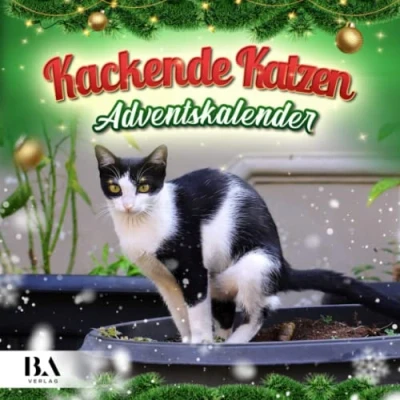 Abbildung von Kackende Katzen Adventskalender 2022: Das lustige Geschenk für Männer Frauen Freunde Kollegen Weihnachten Geburtstag Valentinstag &amp; Mehr (24 Bilder)