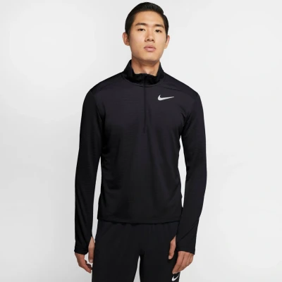 Abbildung von Nike Performance M NK Pacer TOP HZ Langarmshirt, Herren, Größe: XL, Black/reflective silver