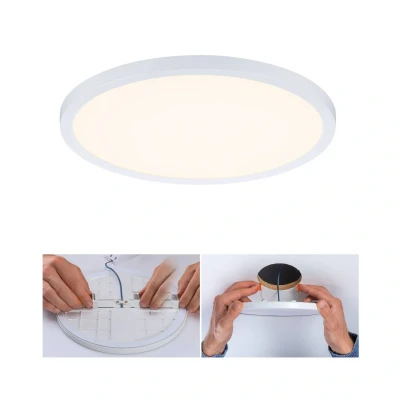 Abbildung von Paulmann 93050 LED Panel Einbauleuchte Areo VariFit IP44 3 Stufen dimmbar 230mm rund incl. 1x16 Watt Weiß Kunststoff 3000 K