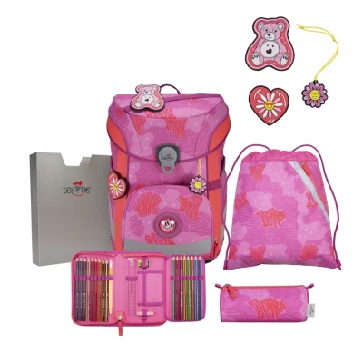 Abbildung von DerDieDas ErgoFlex Easy Set Roses Schulrucksack