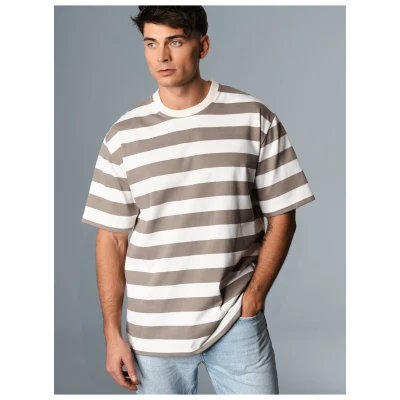 Abbildung von Trigema T Shirt &quot;TRIGEMA Heavy Oversized mit Ringelmuster&quot;