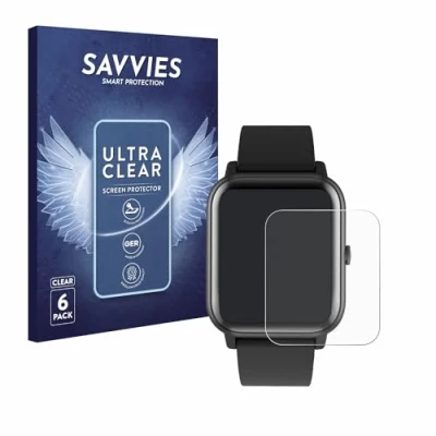 Abbildung von Savvies 6 Stück Schutzfolie für Blackview R30 Displayschutz Folie Ultra Transparent