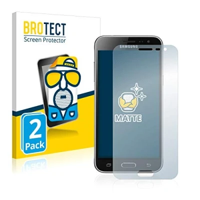 Abbildung von BROTECT Entspiegelungs Schutzfolie für Samsung Galaxy J3 / Duos (2016) (2 Stück) Matte Displayschutz Folie, Anti Reflex, Fingerprint