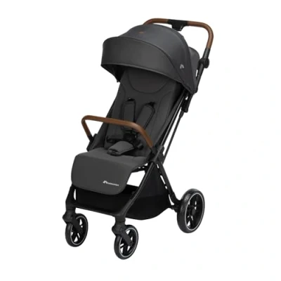 Abbildung von Bebeconfort Indra, Kinderwagen, 04 Jahre (22 kg), Schnell automatisch klappbarer Integr. Federung, Klein zusammenklappbar, Flache Liegeposition, Mit Autositz kompatibel, Mineral Graphite