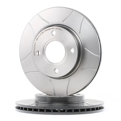 Abbildung von BREMBO MAX LINE 09.7806.75 Bremsscheibe 258 22 4 innenbelüftet, geschlitzt beschichtet FORD: StreetKA Cabrio, Focus Mk1 Kasten / Kombi