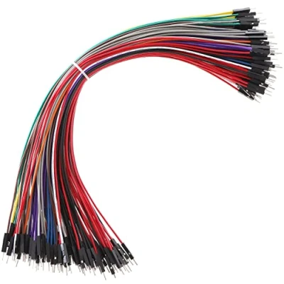 Abbildung von Breadboard Jumper Wires 20AWG, Bestlus Exklusiv Kabel Steckbrücken Steckbrücke 30 cm F/F, 10 Colors, Pack of 120, Square Head 0.1&#039;&#039; für (12&#039;&#039;, M/M)