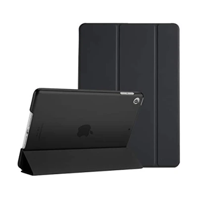 Abbildung von ProCase Hülle für iPad 9./8./7. Generation 10,2 Zoll 2021 2020 2019, Schutzhülle Smart Case Cover Kompatibel mit 9/8/7 Schwarz