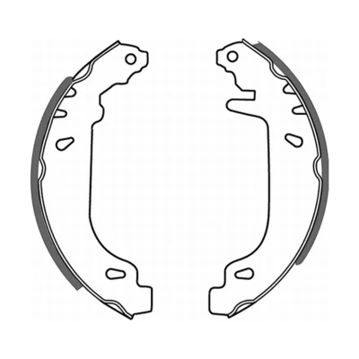 Abbildung von KRAFT 6025020 Bremsbacken 180,0 42,0 RENAULT: TWINGO 1, 19 II Cabrio, CLIO 1