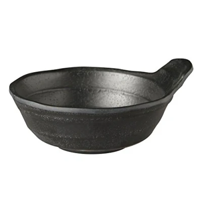 Abbildung von APS 83933 Schale ZEN, Ø 11,5 cm, Höhe 4 0,15 Liter, Melamin, schwarz, Steinoptik
