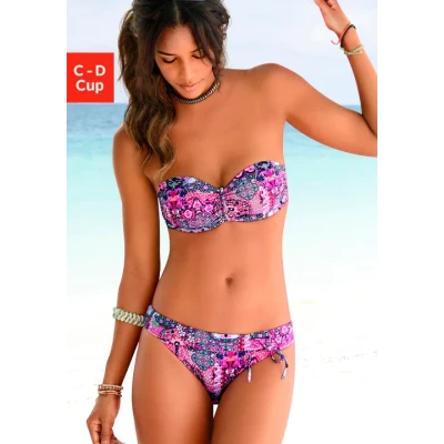 Abbildung von Buffalo Bandeau Bikini Top &quot;Shari&quot;, mit Paisleydruck