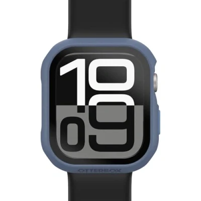 Abbildung von OtterBox Eclipse Bumper mit integrierter Displayschutzglas für Apple Watch Series 10 46mm, gehärtetes Glas, stoßfeste, sturzsichere und schlanke Schutzhülle Watch, Blau