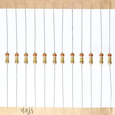 Abbildung von HUABAN 200 Stücke 0.25 Watts 1/4W 390K Ohm 5% Kohleschichtwiderstand