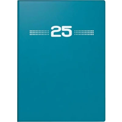 Abbildung von rido/idé Taschenkalender Modell perfect/Technik I (2025), 2 Seiten = 1 Woche, A6, 144 Seiten, Kunststoff Einband, petrol