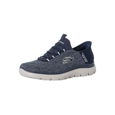 Abbildung von Skechers Herren Summits Key Pace Sneaker, Navy Mesh, 39 EU