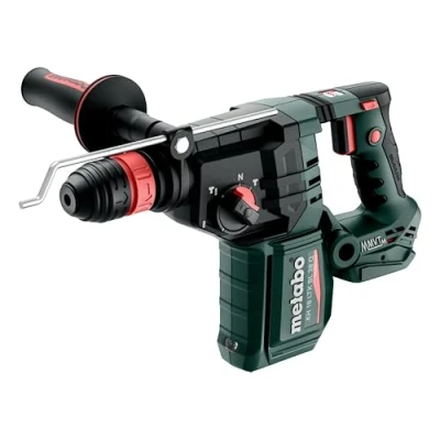 Abbildung von 18 Volt Akku Kombihammer KH LTX 28 BL Q Set ISA mit integrierter Staubabsaugung und Metabo Schnellwechselpatrone ohne Ladegerät