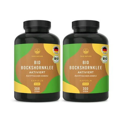 Abbildung von Bio Bockshornklee 720 Kapseln Vegan TRUE NATURE 2x360 St