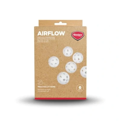 Abbildung von Masters GO White Airflow Übungsbälle, Unisex, 6 Stück