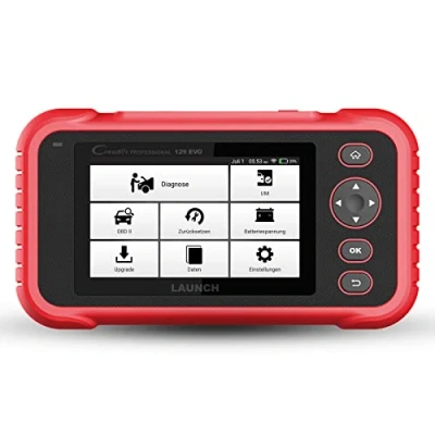 Abbildung von LAUNCH Europe CRP 129 EVO OBD2 Diagnosegerät Auto Auslesegerät Kfz Diagnose EOBD Tester 4 Systemen Motor, ABS, SRS, Automatik Getriebe + 8 Service Funktionen mit Touchscreen WiFi kostenlose Update
